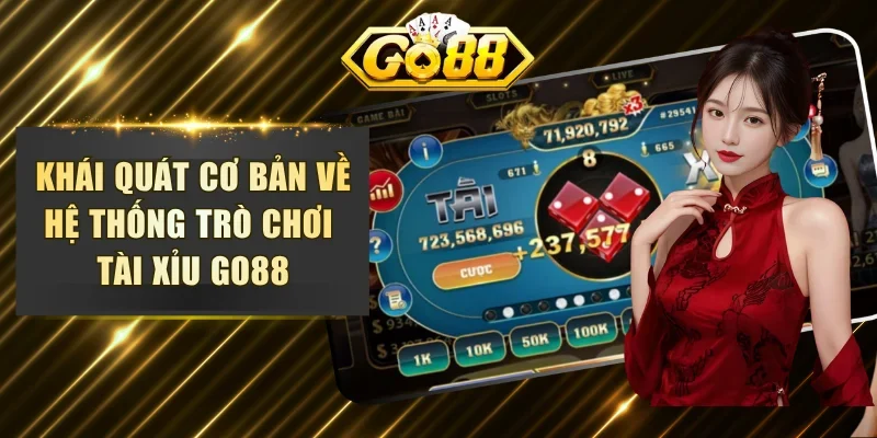 Khái quát cơ bản về hệ thống trò chơi tài xỉu GO88